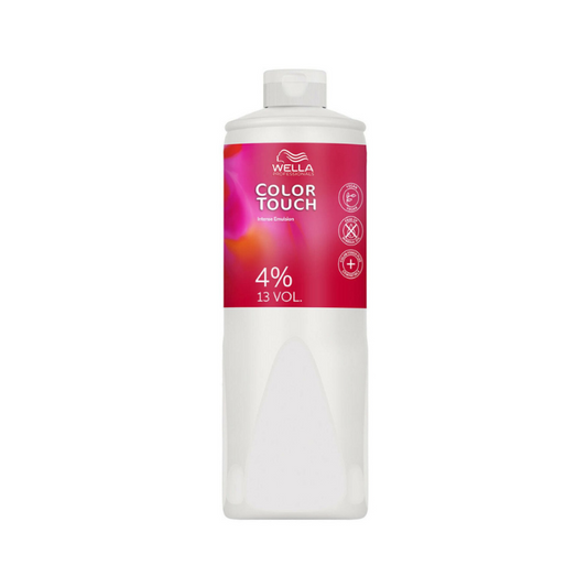 Wella Professionals Color Touch Emulsion 4% 500ml professional 13 Vol cream developer for Wella Color Touch demi-permanent hair colour.