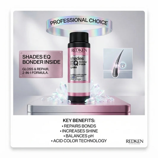 Redken Shades EQ Gloss Bonder Inside Demi Permanent Hair Color 60ml Pearl (P) | All Shades