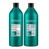 Redken Acidic Grow Full System 1000ml salon-size densifying shampoo and conditioner for fine, fragile and thinning hair