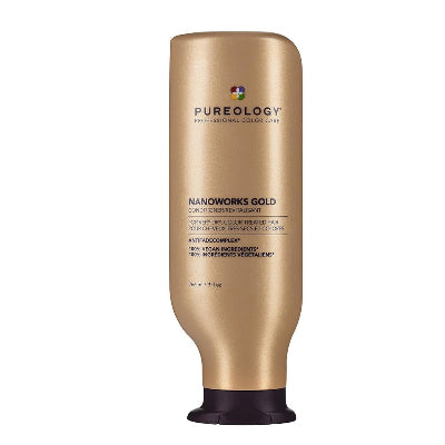 Pureology Nanoworks Gold Restorative Conditioner 266ml for dry, mature and colour-treated hair