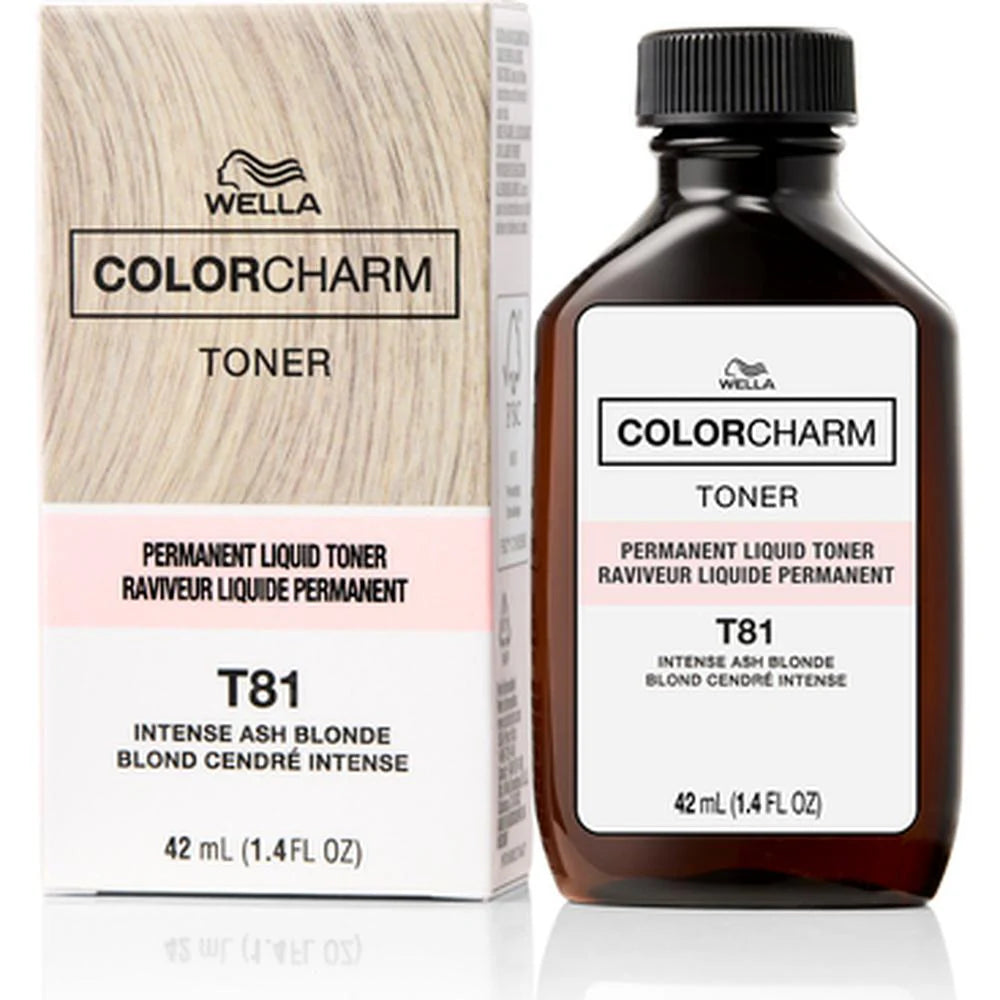 Wella Color Charm Permanent Liquid Hair Toner 42ml – Professional Blonde Neutraliser for Salons & Experienced Users (UK & Ireland)