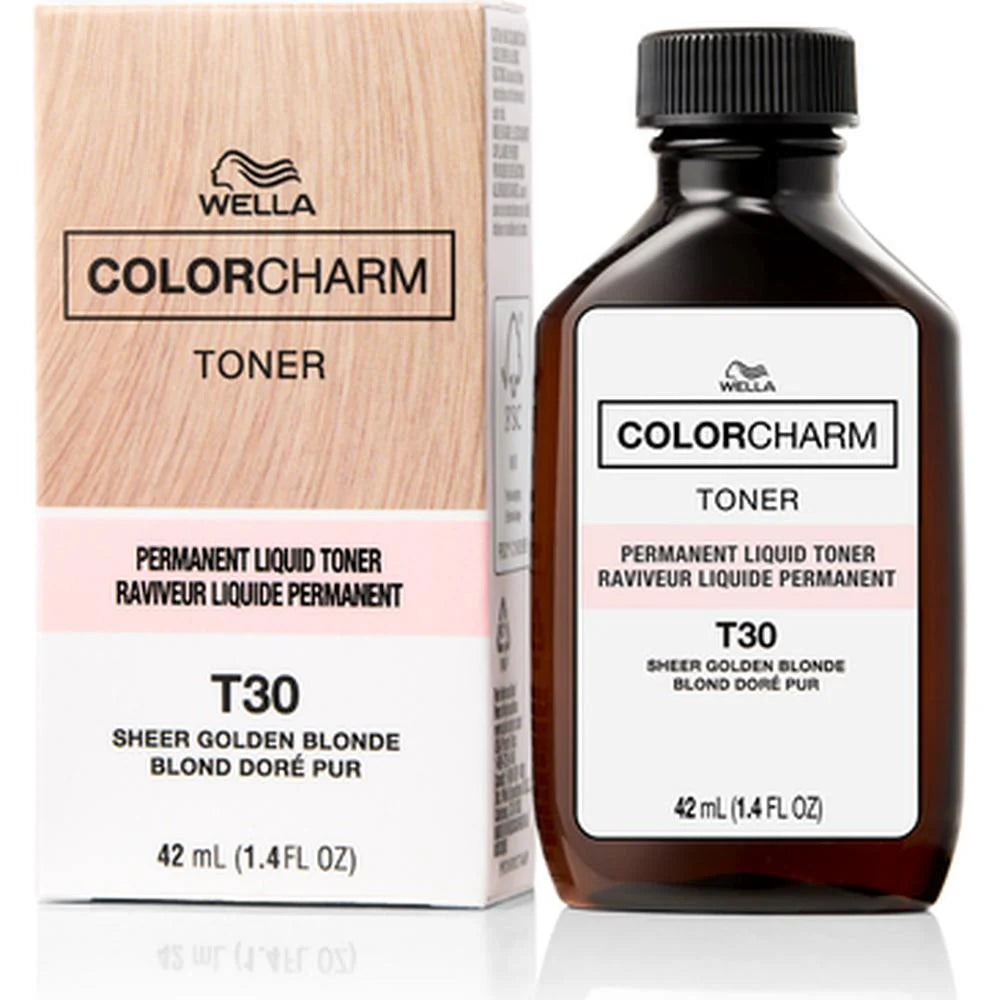 Wella Color Charm Permanent Liquid Hair Toner 42ml – Professional Blonde Neutraliser for Salons & Experienced Users (UK & Ireland)