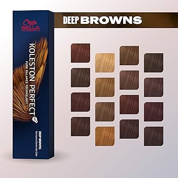 Wella Koleston Perfect Deep Browns shades 60ml brown ash mahogany and golden tones